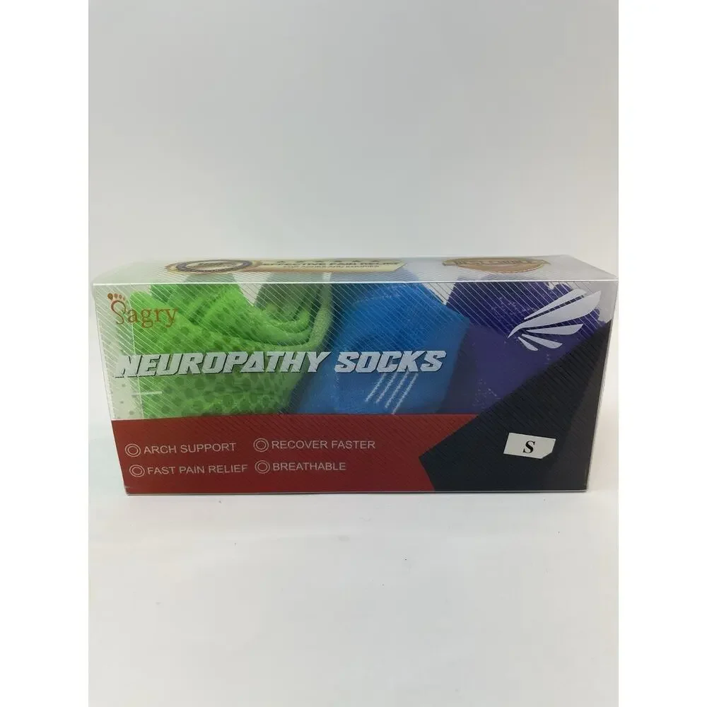Sagry Neuropathy Compression Socks in‎ size Small Set of 3.